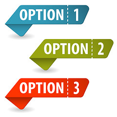 Image showing Collect Option Signs