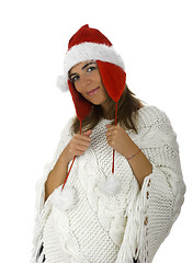 Image showing Christmas woman