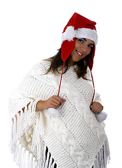 Image showing Christmas woman