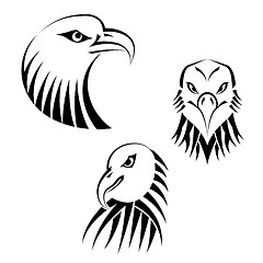 Image showing Set Eagles Heads