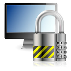 Image showing Safe Computer Concept
