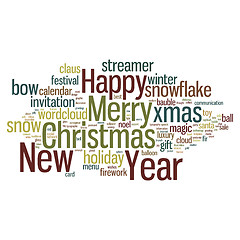 Image showing Christmas Tag Cloud