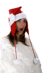 Image showing Christmas woman