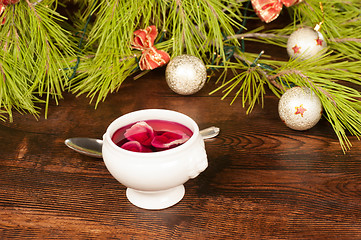 Image showing Beetroot soup