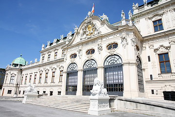 Image showing Baroque castle Belvedere in Vienna, Austria