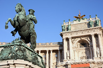 Image showing Prince Eugen of Savoy, Hofburg in Vienna, Austria