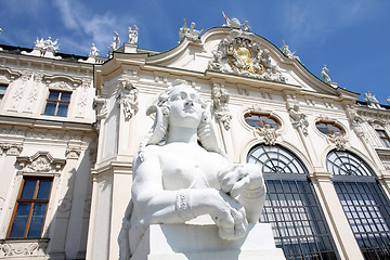 Image showing Baroque castle Belvedere in Vienna, Austria