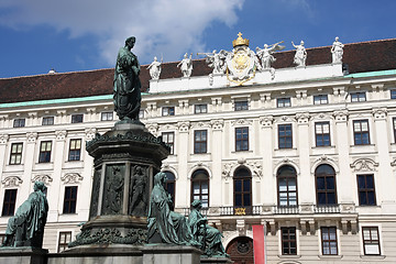 Image showing Hofburg Palace courtyard, Hofburg in Vienna, Austria