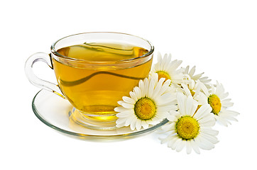 Image showing Herbal tea with chamomile