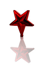 Image showing Red Christmas Ornaments