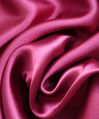 Image showing Elegant pink silk as wedding background