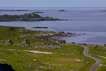 Image showing Norwegian coastline