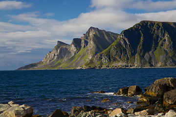 Image showing Cliffs on norwegian coast