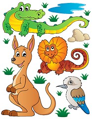 Image showing Australian wildlife fauna set 2