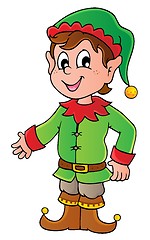 Image showing Christmas elf theme 1