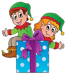 Image showing Christmas elf theme 3