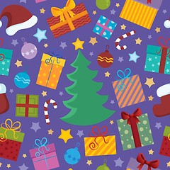 Image showing Seamless background Christmas 2