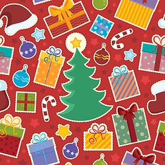 Image showing Seamless background Christmas 1