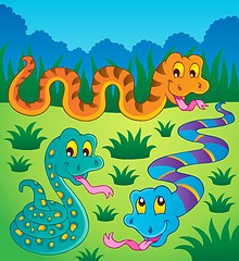 Image showing Image with snake theme 1