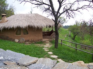 Image showing Clay house