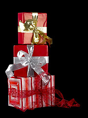 Image showing Gift boxes