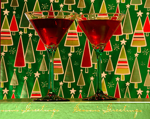 Image showing Christmas Cocktails