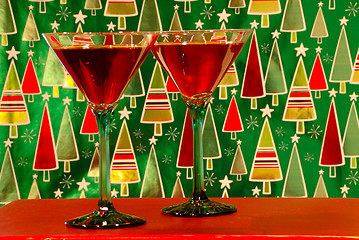 Image showing Christmas Cocktails