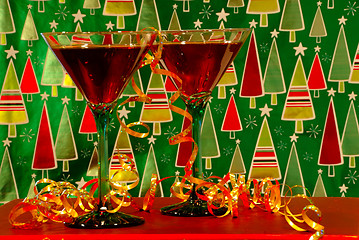 Image showing Christmas Cocktails