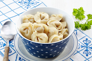 Image showing dumplings russian pelmeni