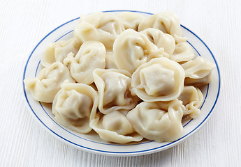 Image showing dumplings russian pelmeni