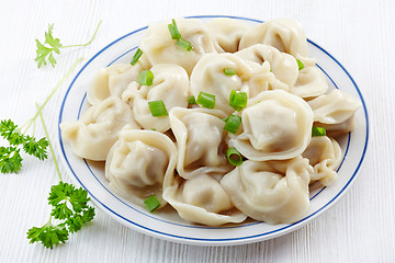 Image showing dumplings russian pelmeni