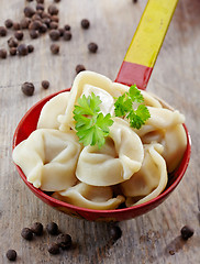 Image showing dumplings russian pelmeni