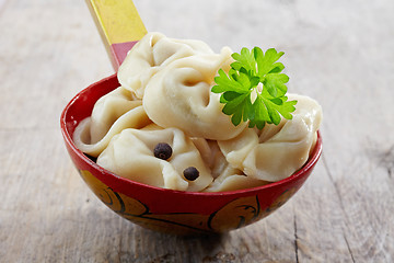 Image showing dumplings russian pelmeni