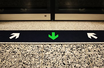 Image showing Subway Sign