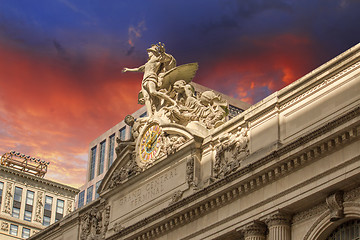 Image showing Grand Central Station Exterior view in New York City