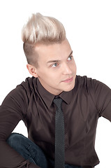 Image showing Portrait of blond man