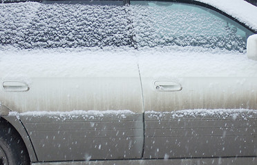 Image showing car in snow