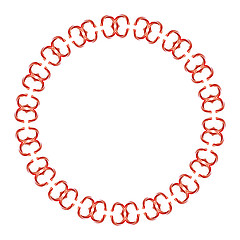 Image showing Candy Cane Circle