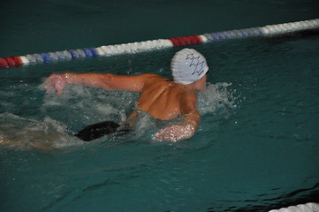 Image showing Swimming competition