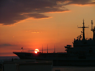 Image showing sunset toranto