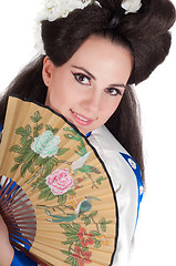 Image showing Geisha style young woman