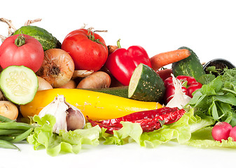 Image showing Lot of different vegetables