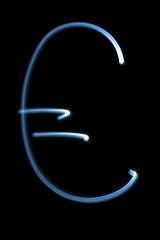 Image showing Dollar sign from neon light