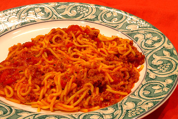 Image showing Spaghetti with Meat Sauce