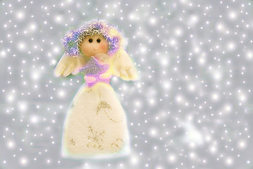 Image showing sweet angel of Christmas