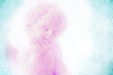 Image showing angel in pastel background