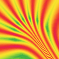 Image showing Neon Fan Abstract