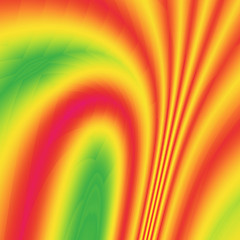 Image showing Rainbow Fan Abstract