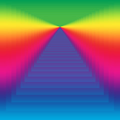 Image showing Abstract Rainbow Design