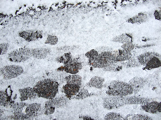 Image showing winter pavement